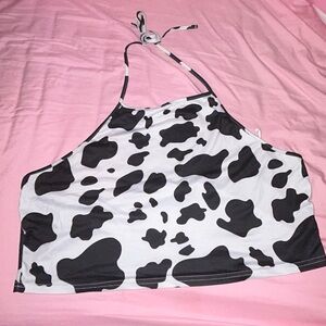 Cow halter top